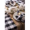 imageDII Buffalo Check Collection Classic Farmhouse Tablecloth Tablecloth 60x84 Gray ampamp WhiteBlack  White