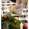 imageDII Buffalo Check Collection Classic Farmhouse Tablecloth Tablecloth 60x84 Gray ampamp WhiteBlack  White