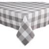 imageDII Buffalo Check Collection Classic Farmhouse Tablecloth Tablecloth 60x84 Gray ampamp WhiteGray  White