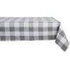 imageDII Buffalo Check Collection Classic Farmhouse Tablecloth Tablecloth 60x84 Gray ampamp WhiteGray  White