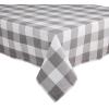 imageDII Buffalo Check Collection Classic Farmhouse Tablecloth Tablecloth 60x84 Gray ampamp WhiteGray  White