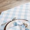 imageDII Buffalo Check Collection Classic Farmhouse Tablecloth Tablecloth 60x84 Gray ampamp WhiteLight Blue  White