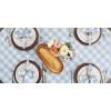 imageDII Buffalo Check Collection Classic Farmhouse Tablecloth Tablecloth 60x84 Gray ampamp WhiteLight Blue  White