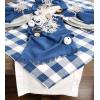 imageDII Buffalo Check Collection Classic Farmhouse Tablecloth Tablecloth 60x84 Gray ampamp WhiteNavy  Cream