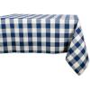 imageDII Buffalo Check Collection Classic Farmhouse Tablecloth Tablecloth 60x84 Gray ampamp WhiteNavy  Cream