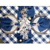 imageDII Buffalo Check Collection Classic Farmhouse Tablecloth Tablecloth 60x84 Gray ampamp WhiteNavy  Cream