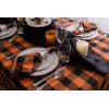 imageDII Buffalo Check Collection Classic Farmhouse Tablecloth Tablecloth 60x84 Gray ampamp WhiteOrange  Black