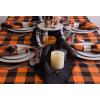 imageDII Buffalo Check Collection Classic Farmhouse Tablecloth Tablecloth 60x84 Gray ampamp WhiteOrange  Black