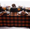 imageDII Buffalo Check Collection Classic Farmhouse Tablecloth Tablecloth 60x84 Gray ampamp WhiteOrange  Black
