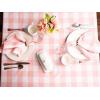 imageDII Buffalo Check Collection Classic Farmhouse Tablecloth Tablecloth 60x84 Gray ampamp WhitePink  White