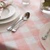 imageDII Buffalo Check Collection Classic Farmhouse Tablecloth Tablecloth 60x84 Gray ampamp WhitePink  White