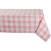 imageDII Buffalo Check Collection Classic Farmhouse Tablecloth Tablecloth 60x84 Gray ampamp WhitePink  White