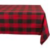 imageDII Buffalo Check Collection Classic Farmhouse Tablecloth Tablecloth 60x84 Gray ampamp WhiteRed  Black