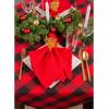 imageDII Buffalo Check Collection Classic Farmhouse Tablecloth Tablecloth 60x84 Gray ampamp WhiteRed  Black