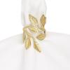 imageDII Christmas Thanksgiving Holiday Tabletop Dcor Collection Decorative Napkin Ring Holder Set 225quot Diameter Gold Vine 6 PieceGold Vine