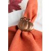 imageDII Christmas Thanksgiving Holiday Tabletop Dcor Collection Decorative Napkin Ring Holder Set 225quot Diameter Gold Vine 6 PieceRustic Harvest Pumpkin