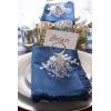 imageDII Christmas Thanksgiving Holiday Tabletop Dcor Collection Decorative Napkin Ring Holder Set 225quot Diameter Gold Vine 6 PieceSilver Beaded Starburst