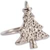 imageDII Christmas Thanksgiving Holiday Tabletop Dcor Collection Decorative Napkin Ring Holder Set 225quot Diameter Gold Vine 6 PieceSilver Christmas Tree