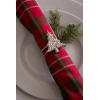 imageDII Christmas Thanksgiving Holiday Tabletop Dcor Collection Decorative Napkin Ring Holder Set 225quot Diameter Gold Vine 6 PieceSilver Christmas Tree