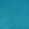 imageDII Classic Woven Tabletop Collection IndoorOutdoor Placemat Set Round 15quot Diameter White 6 PieceBaja Blue