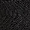 imageDII Classic Woven Tabletop Collection IndoorOutdoor Placemat Set Round 15quot Diameter White 6 PieceBlack