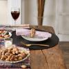 imageDII Classic Woven Tabletop Collection IndoorOutdoor Placemat Set Round 15quot Diameter White 6 PieceBlack