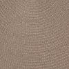 imageDII Classic Woven Tabletop Collection IndoorOutdoor Placemat Set Round 15quot Diameter White 6 PieceBrown