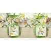 imageDII Classic Woven Tabletop Collection IndoorOutdoor Placemat Set Round 15quot Diameter White 6 PieceLime