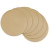 imageDII Classic Woven Tabletop Collection IndoorOutdoor Placemat Set Round 15quot Diameter White 6 PieceNatural