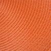 imageDII Classic Woven Tabletop Collection IndoorOutdoor Placemat Set Round 15quot Diameter White 6 PieceOrange