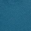 imageDII Classic Woven Tabletop Collection IndoorOutdoor Placemat Set Round 15quot Diameter White 6 PieceStorm Blue