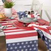 imageDII Classic Woven Tabletop Collection IndoorOutdoor Placemat Set Round 15quot Diameter White 6 PieceTango Red