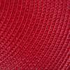 imageDII Classic Woven Tabletop Collection IndoorOutdoor Placemat Set Round 15quot Diameter White 6 PieceTango Red