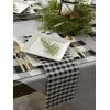 imageDII Cotton Napkin Set Machine Washable Everyday Basic 20x20 Pink ampamp White Gingham 6 CountBlack  White Gingham