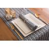 imageDII Cotton Napkin Set Machine Washable Everyday Basic 20x20 Pink ampamp White Gingham 6 CountJacquard Herringbone