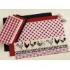 imageDII Cotton Napkin Set Machine Washable Everyday Basic 20x20 Pink ampamp White Gingham 6 CountTango Red Gingham