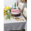 imageDII Cotton Napkin Set Machine Washable Everyday Basic 20x20 Pink ampamp White Gingham 6 CountTango Red Gingham