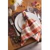 imageDII Cotton Plaid Napkin Set Machine Washable 20x20 Spring Time 6 CountPumpkin Spice