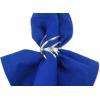 imageDII Decorative Assorted Silver Napkin Ring Set One Size Silver Textured Square 6 CountBranch