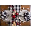 imageDII Decorative Assorted Silver Napkin Ring Set One Size Silver Textured Square 6 CountSilver Textured Square