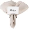 imageDII Decorative Geometric Napkin Ring Set Die Cut Square Silver 6 CountPlace Card Holder Silver