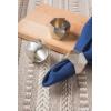 imageDII Decorative Geometric Napkin Ring Set Die Cut Square Silver 6 CountTriangle Band Silver