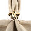 imageDII Decorative Unique Novelty Napkin Ring Set Gold Pineapple 6 CountGold Pineapple