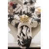 imageDII Decorative Unique Novelty Napkin Ring Set Gold Pineapple 6 CountGold Pineapple