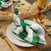 imageDII Decorative Unique Novelty Napkin Ring Set Gold Pineapple 6 CountSt Patricks Shamrock