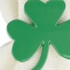 imageDII Decorative Unique Novelty Napkin Ring Set Gold Pineapple 6 CountSt Patricks Shamrock
