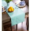 imageDII Everyday Collection Fringed Solid Tabletop Placemat Set Pumpkin Spice 6 PieceAqua