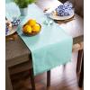 imageDII Everyday Collection Fringed Solid Tabletop Placemat Set Pumpkin Spice 6 PieceAqua