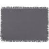 imageDII Everyday Collection Fringed Solid Tabletop Placemat Set Pumpkin Spice 6 PieceGray