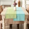 imageDII Everyday Collection Fringed Solid Tabletop Placemat Set Pumpkin Spice 6 PieceGreen